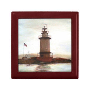 Lighthouse Keepsake Memory Box for Dad