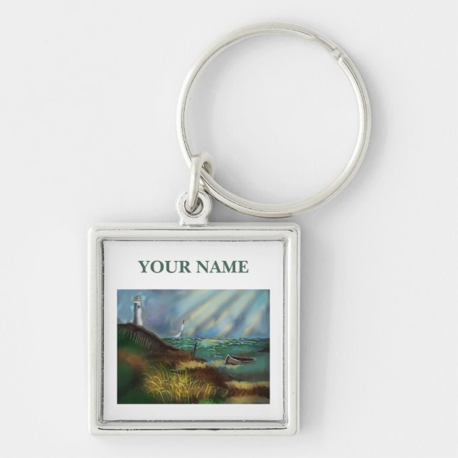 Lighthouse Keychain (Front)