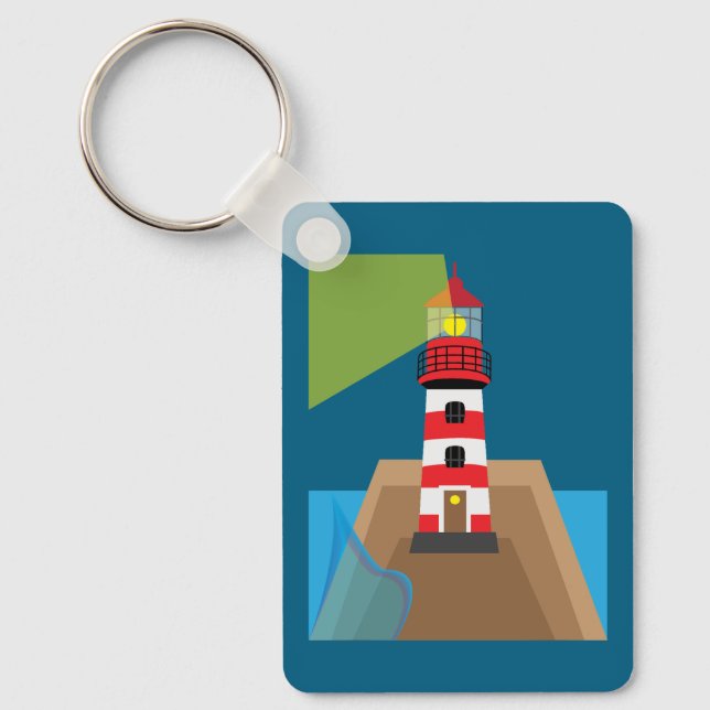 Lighthouse Keychain (Front)