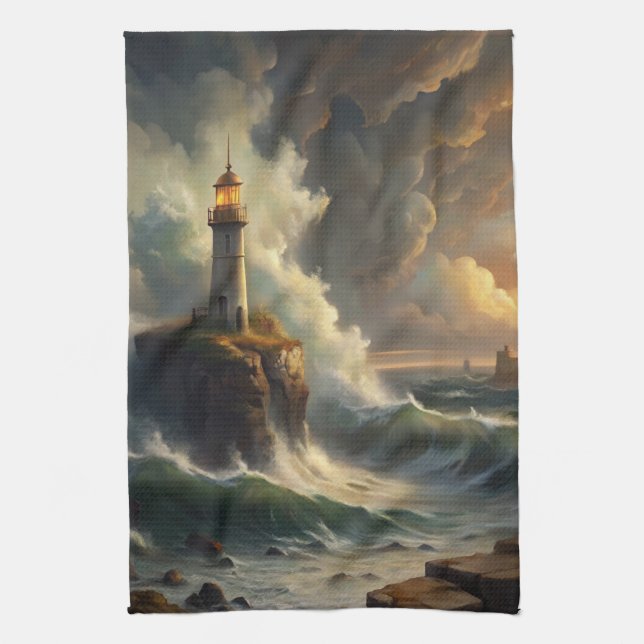 Lighthouse Kitchen Towel (Vertical)