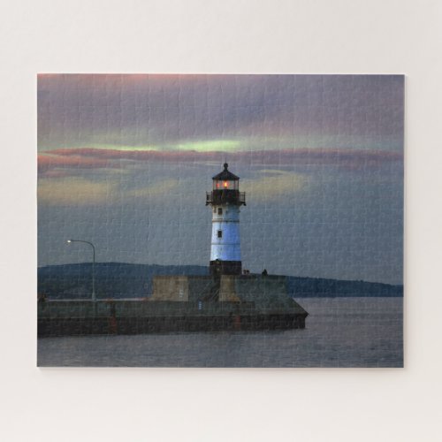 Lighthouse Lake Superior Jigsaw Puzzle