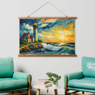 Lighthouse Landscape Hanging Tapestry