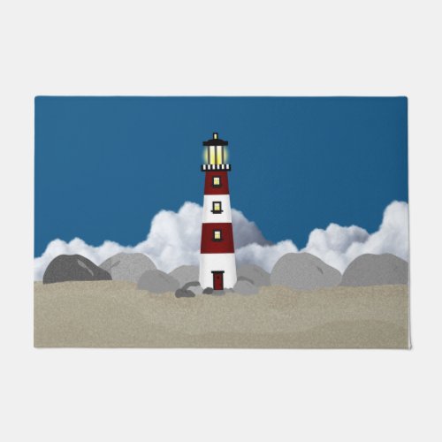 Lighthouse Large Doormat