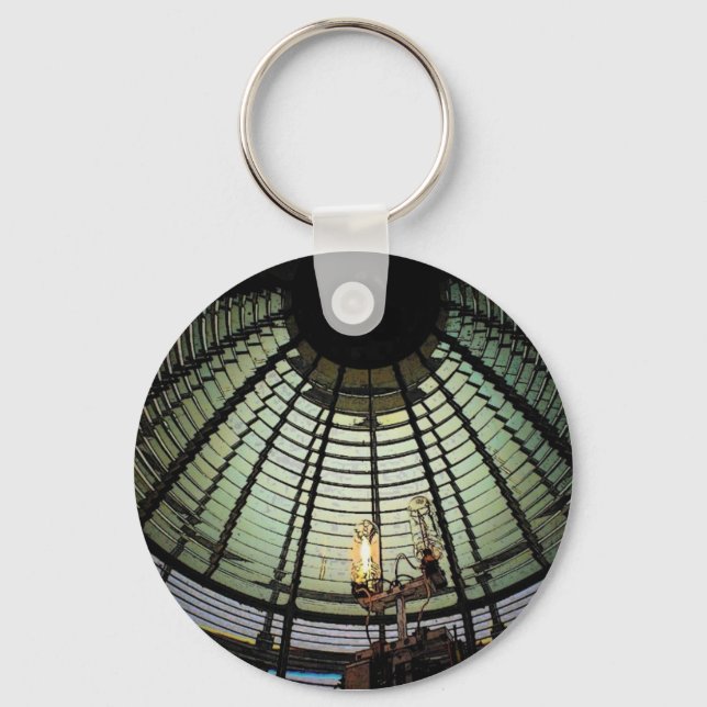 Lighthouse Lens Keychain (Front)