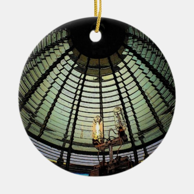 Lighthouse Lens Ornament (Front)