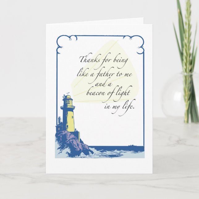 Lighthouse Like a Father, Father's Day Card (Front)