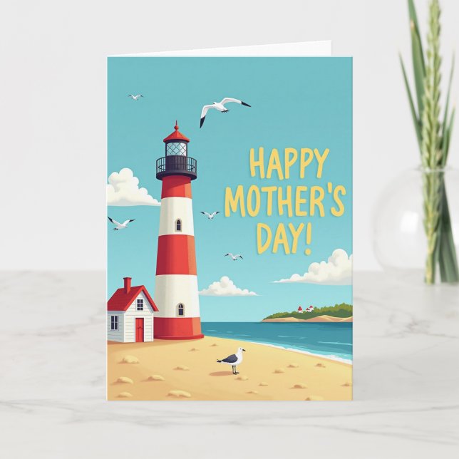 Lighthouse Mothers Day Art Card (Front)