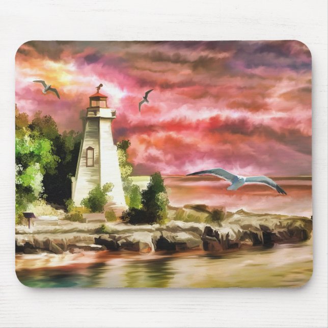 Lighthouse Mouse Pad (Front)