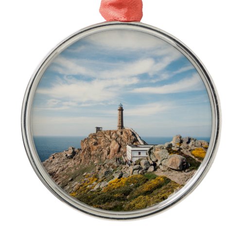 Lighthouse &amp; Museum | Cabo Vilan Galicia Spain Metal Ornament