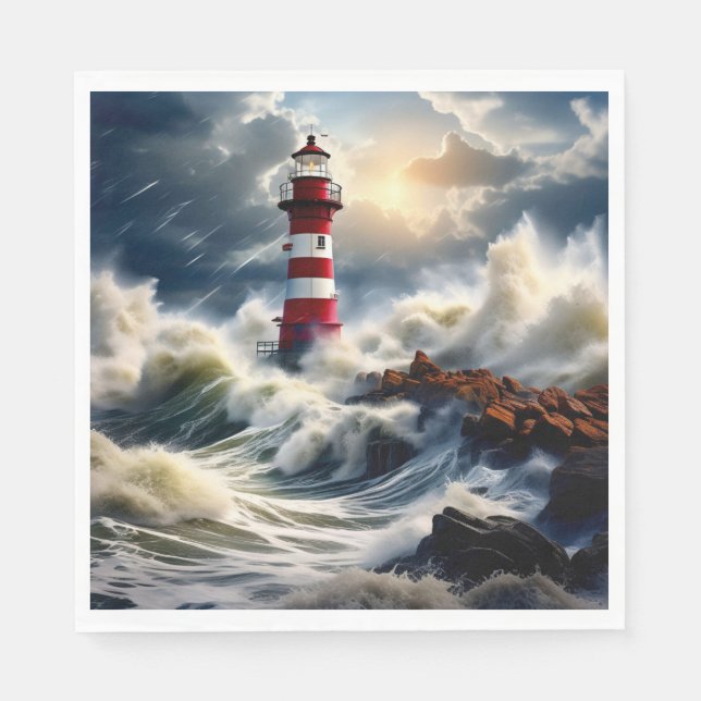 Lighthouse Napkins (Front)