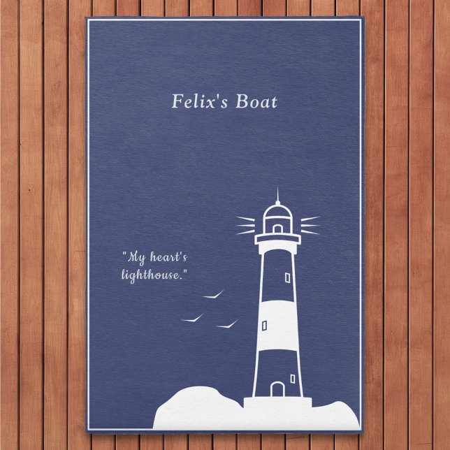 Lighthouse Navy Blue Outdoor Rug (Lighthouse Navy Blue Outdoor Rug)