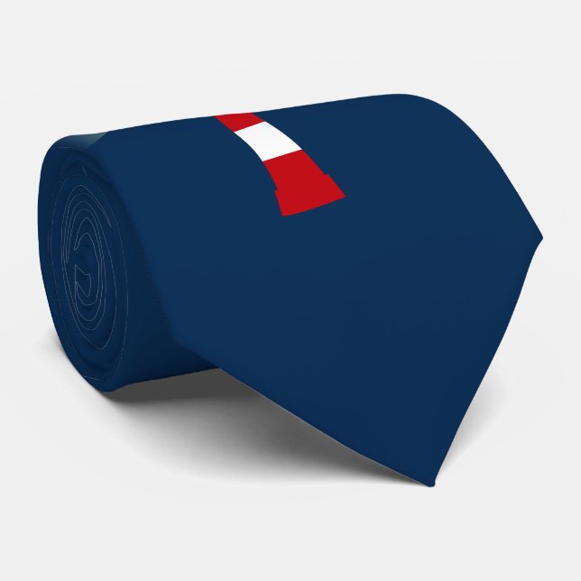 Lighthouse Neck Tie (Rolled)
