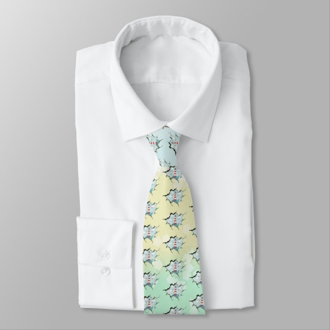 lighthouse neck tie (Tied)