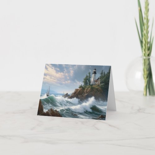 Lighthouse Note Card