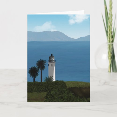 Lighthouse note card