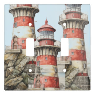Lighthouse Ocean Scene Light Switch Cover