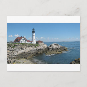 Lighthouse Of Bar Harbor Postcard