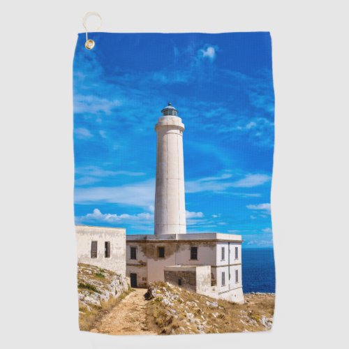 Lighthouse of Capo dOtranto Golf Towel