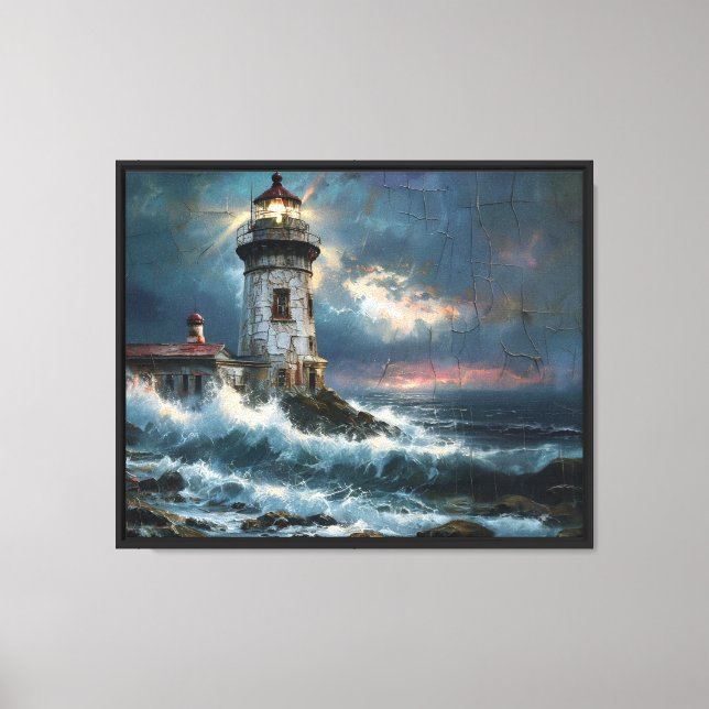 Lighthouse of Forgotten Souls Canvas Print (Front)