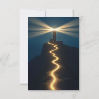 Lighthouse of Guidance Meditation Card 