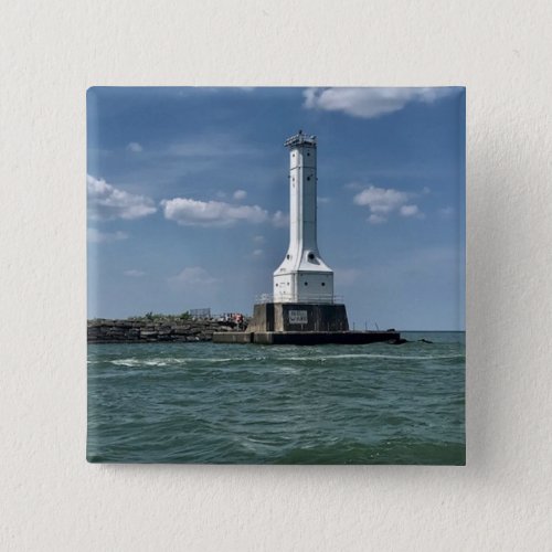 Lighthouse on Huron Ohio Photography  Button