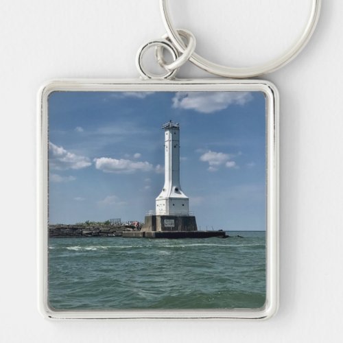 Lighthouse on Huron Ohio Photography  Keychain