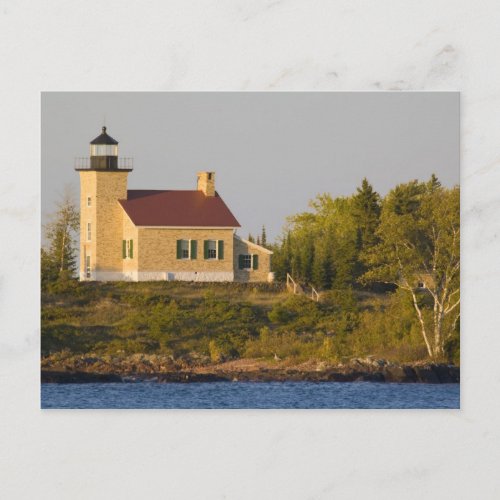 Lighthouse on Lake Superior near Copper Harbor Postcard