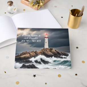 Lighthouse On Rocks Memorial Guest Book