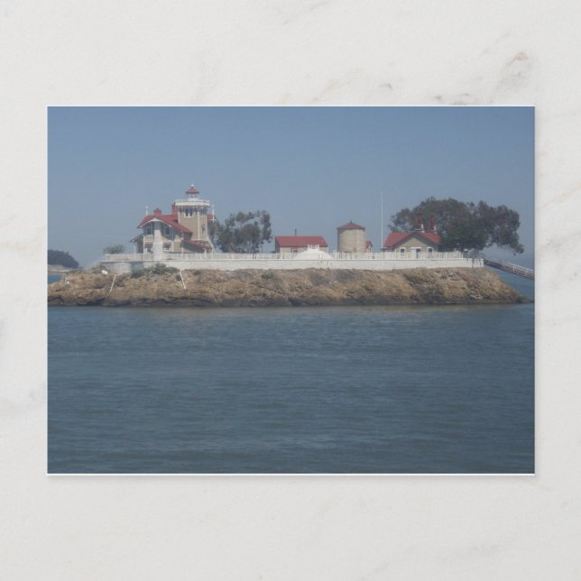 Lighthouse on San Francisco Bay Postcard (Front)