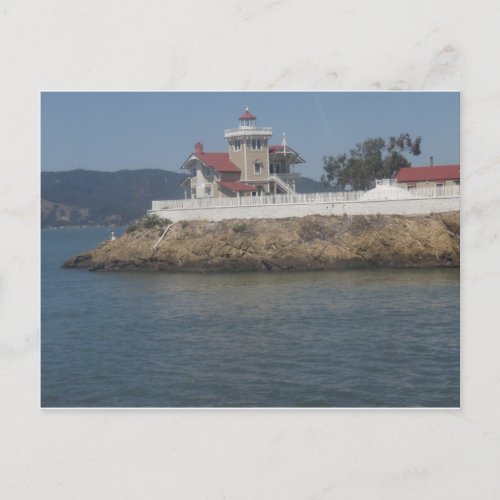 Lighthouse on San Francisco Bay Postcard