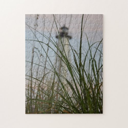 Lighthouse on Sawgrass Beach _ 11x14 _ 252 pcs Jigsaw Puzzle