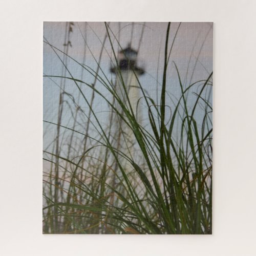 Lighthouse on Sawgrass Beach _ 16x20 _ 520 pcs Jigsaw Puzzle