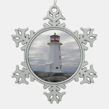 Lighthouse Ornament Peggy's Cove Nova Scotia by Lighthouse_Route at Zazzle