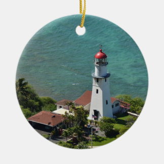 Lighthouse Ornament with Inspirational Quote