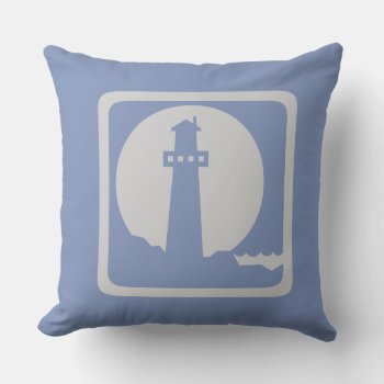 Lighthouse Outdoor Pillow by kapskitchen at Zazzle