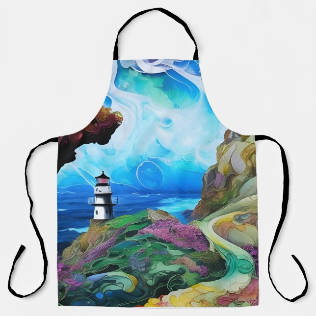 Lighthouse over looking the Sea Apron (Front)