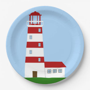 Lighthouse Paper Plates