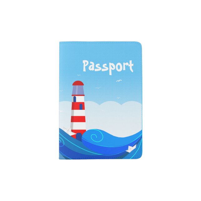 Lighthouse passport holder (Front)