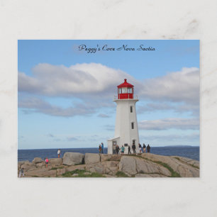 Lighthouse Peggy's Cove Nova Scotia Photography Postcard