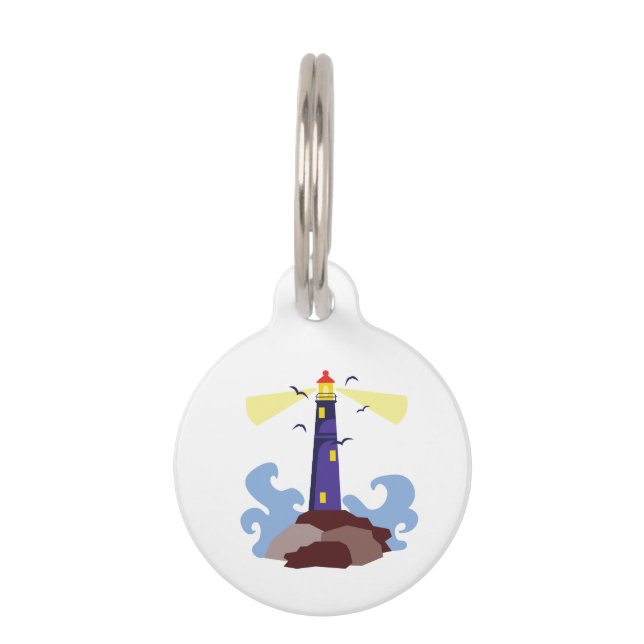 Lighthouse Pet ID Tag (Front)
