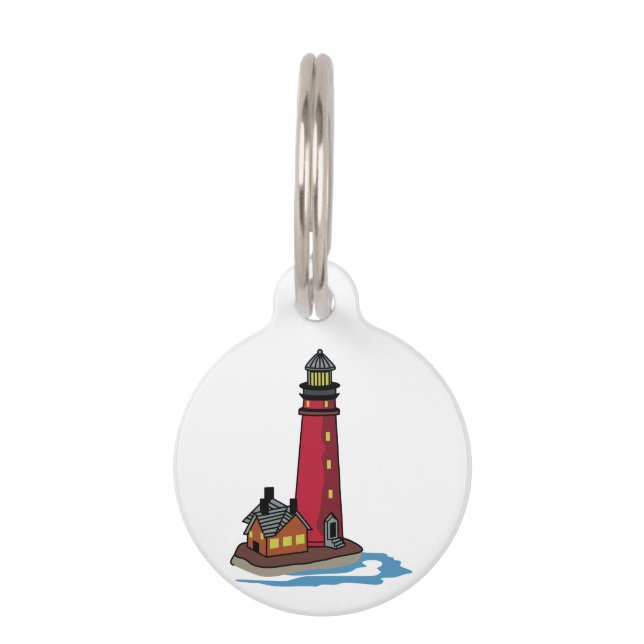 Lighthouse Pet ID Tag (Front)