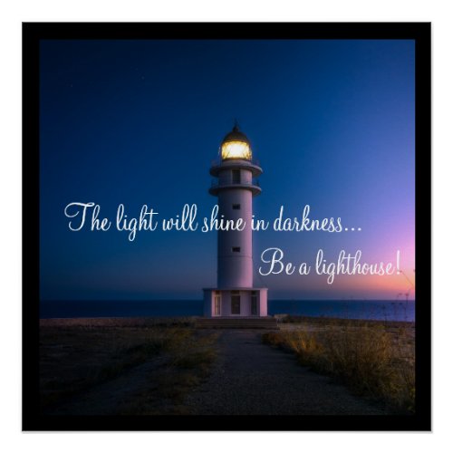 Lighthouse Photo Poster