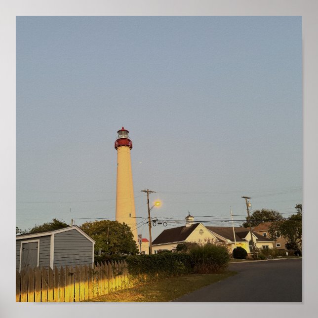 Lighthouse Photo Poster (Front)