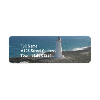 Lighthouse Photo Return Address Label