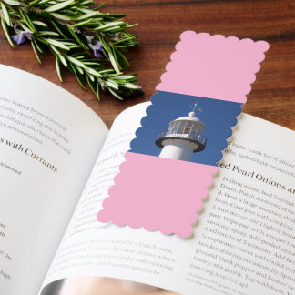 Lighthouse Pink and Blue Bookmark