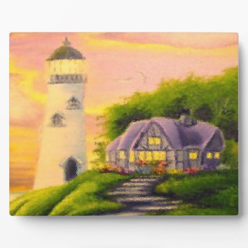 Lighthouse Plaque by KRStuff at Zazzle