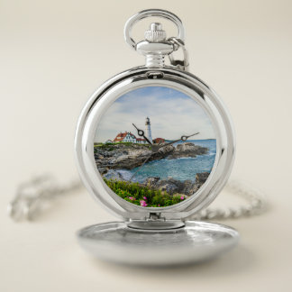 Lighthouse Pocket Watch