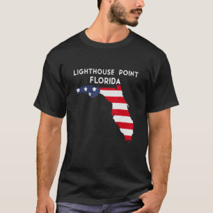 Lighthouse Point Florida USA State America Travel  T-Shirt