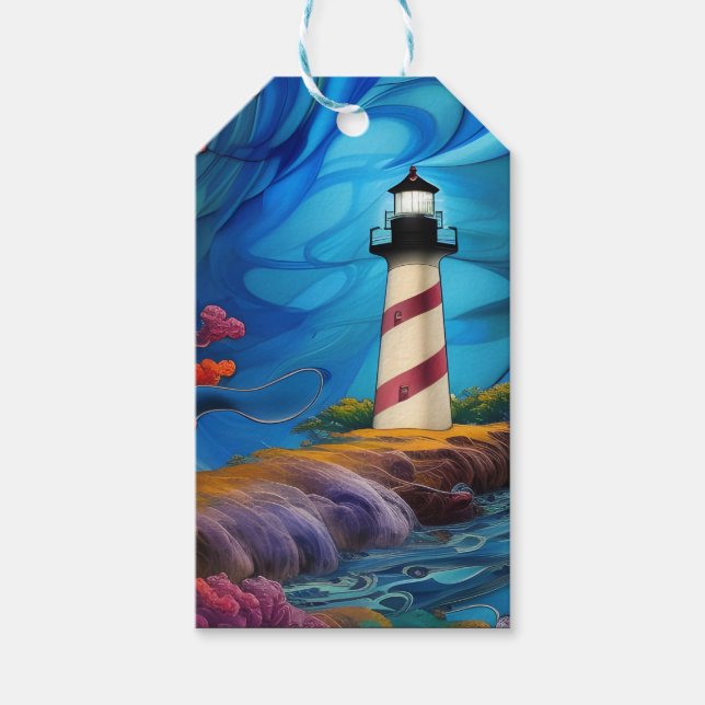 Lighthouse Point  Gift Tags (Front)