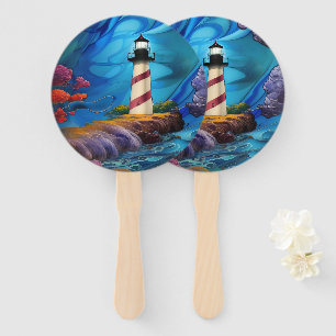 Lighthouse Point  Hand Fan